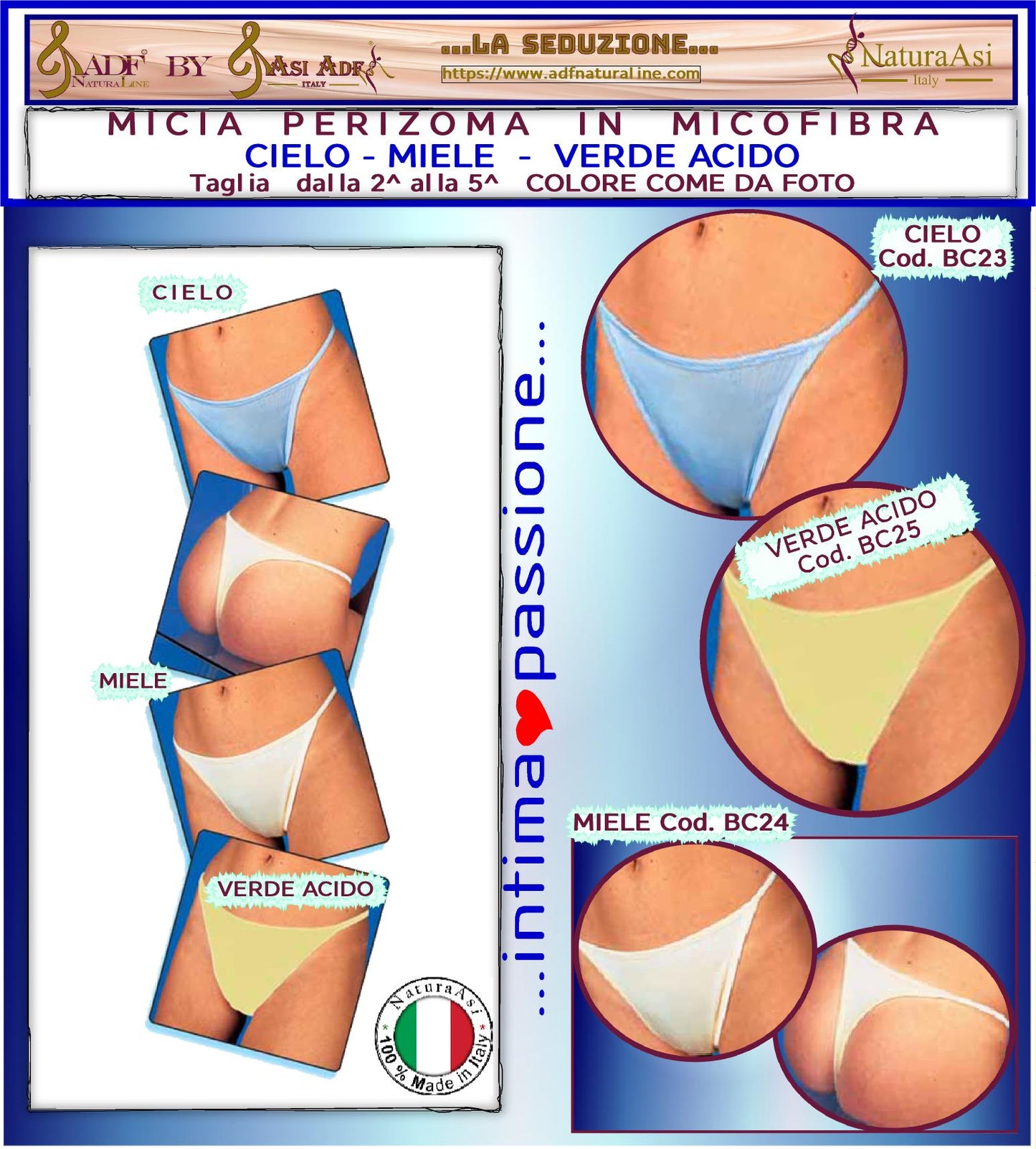 MICIA PERIZOMA IN MICROFIBRA