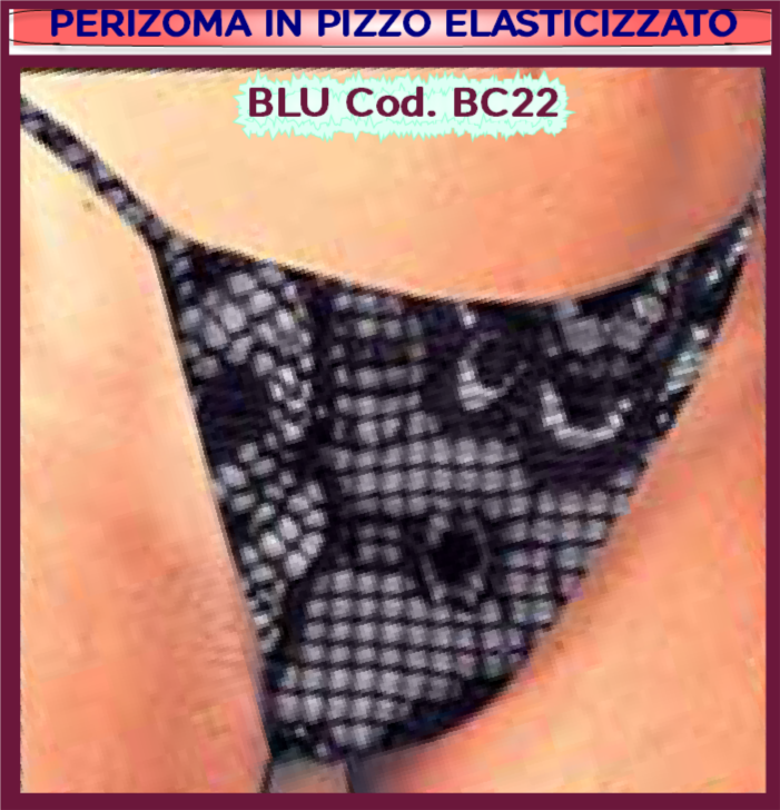 MICIA PERIZOMA IN PIZZO ELASTICIZZATO