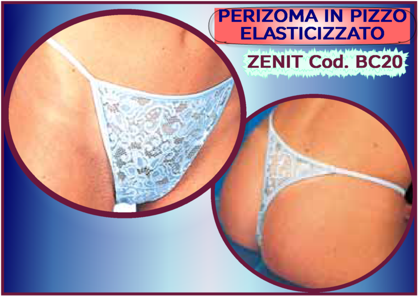 MICIA PERIZOMA IN PIZZO ELASTICIZZATO